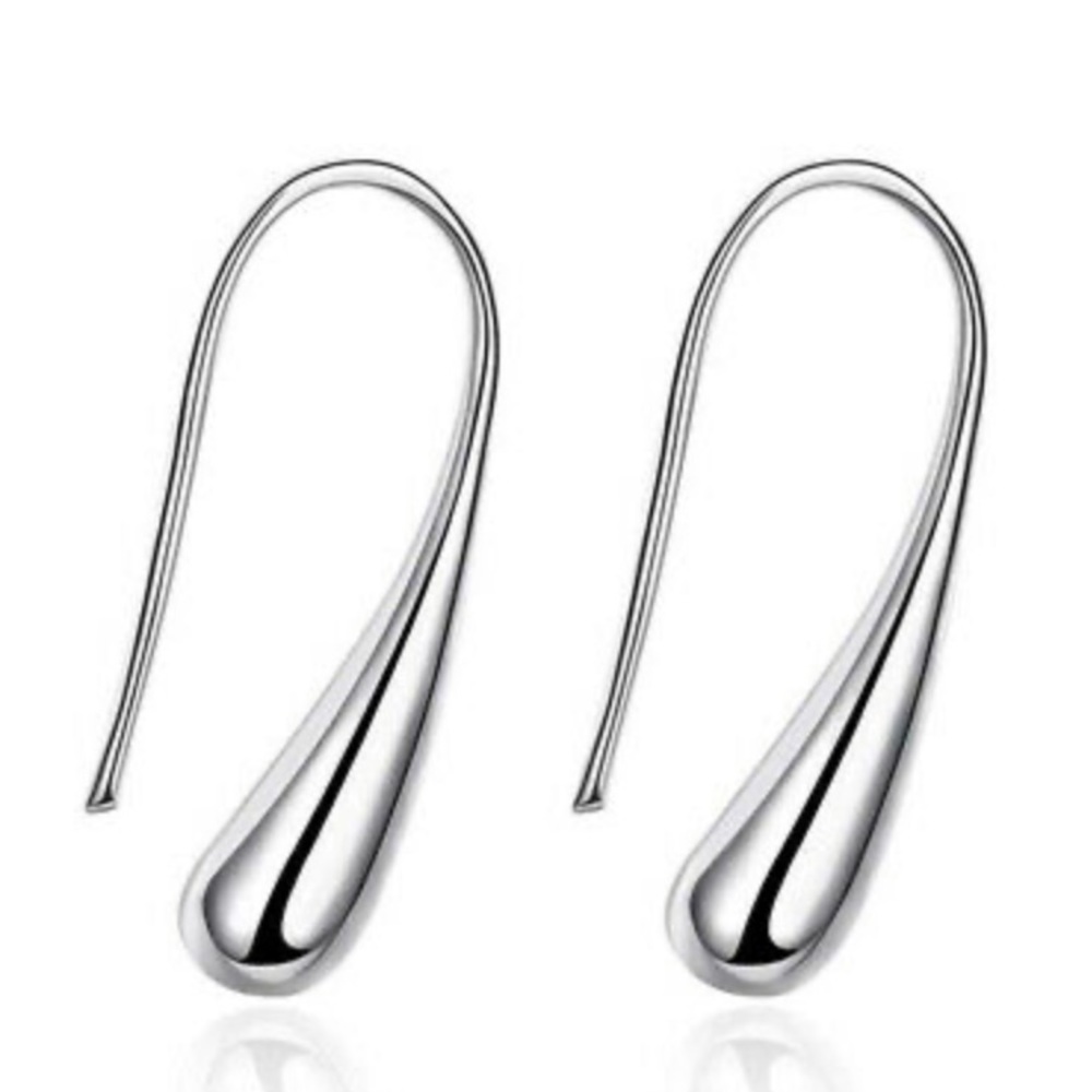 New Stamped 925 Sterling Silver Earrings - Picture 2 of 6